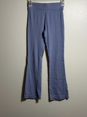 OshKosh B'gosh Kids Girl Blue Light Periwinkle Ribbed Knit Top Flare Leggings 12